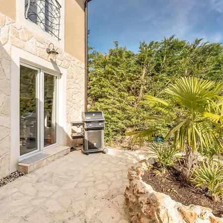 Romantic With A Large Pool Surrounded By Greenery - By Traveler Tourist Agency Krk Id 2150 * Garica